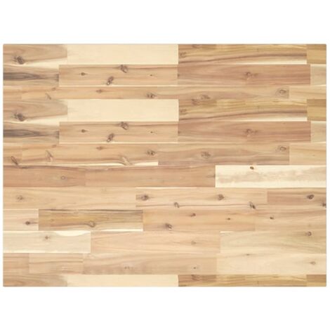 Encimera tocador de baño madera acacia sin tratar 100x60x2 cm vidaXL