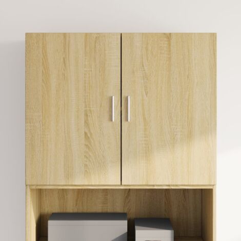 Armario de pared madera ingeniería roble Sonoma 80x42,5x64 cm vidaXL