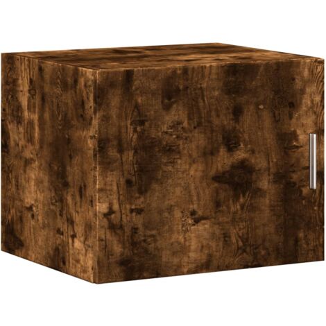 Armario de pared madera ingeniería roble ahumado 50x42,5x40 cm vidaXL