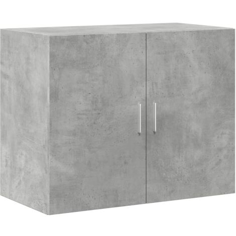 Armario de pared madera ingeniería gris hormigón 80x42,5x64 cm vidaXL