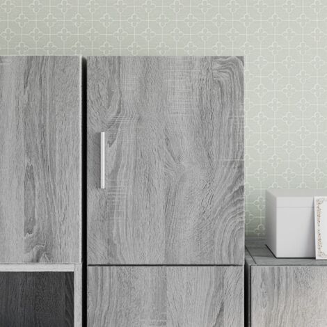 Armario de pared madera de ingeniería gris Sonoma 30x42,5x40 cm vidaXL