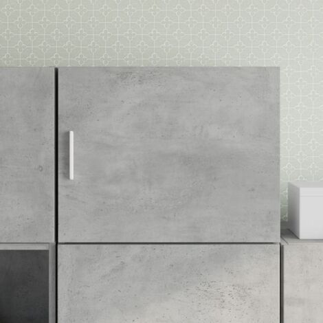 Armario de pared madera ingeniería gris hormigón 50x42,5x40 cm vidaXL