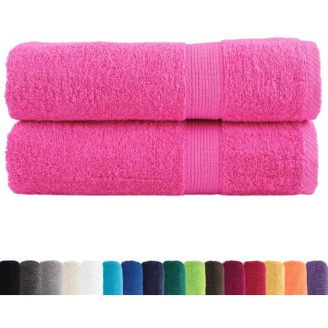 Toallas de baño SOLUND 2 uds 100x150 cm 600 gsm vidaXL