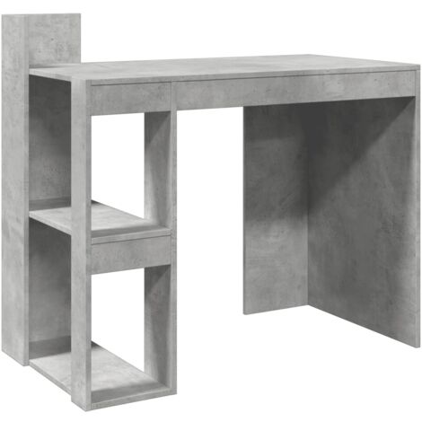 Escritorio madera de ingeniería gris hormigón 103,5x56,5x94 cm vidaXL