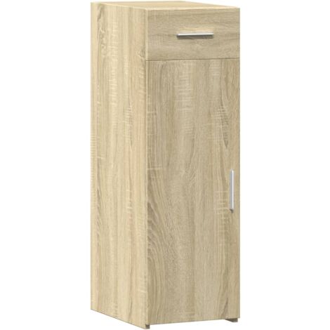 Aparador madera de ingeniería roble Sonoma 30x42,5x93 cm vidaXL