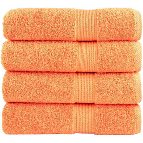 Toallas de baño SOLUND 4 unidades 100x150 cm 600 gsm vidaXL