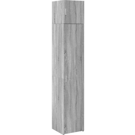 Armario estrecho madera ingeniería gris Sonoma 40x42,5x225 cm vidaXL