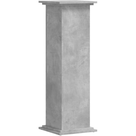 Soportes de plantas madera ingeniería gris hormigón 33x33x100cm vidaXL