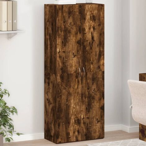 Armario archivador madera ingeniería roble ahumado 60x32x153 cm vidaXL