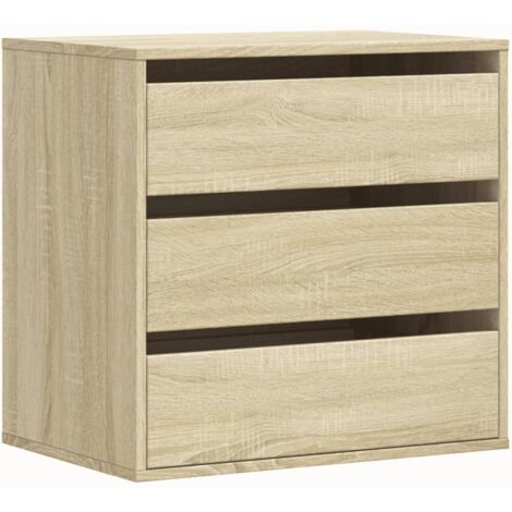Cajonera de esquina madera ingeniería roble Sonoma 60x41x58 cm vidaXL