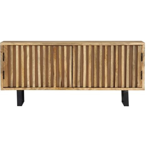 Mueble para TV madera maciza de mango 90x30x40 cm vidaXL
