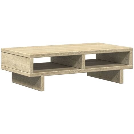 Soporte de pantalla madera ingeniería roble Sonoma 50x27x15cm vidaXL