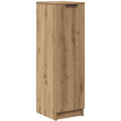 Mueble zapatero madera ingeniería roble artisan 29,5x35x100,5cm vidaXL