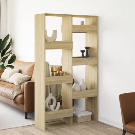 Separador de ambientes madera roble Sonoma 100x33x175 cm vidaXL