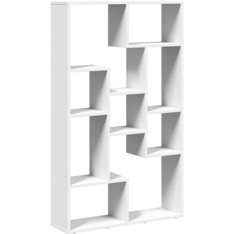 Estantería de madera de ingeniería blanco 72x20x120,5 cm vidaXL