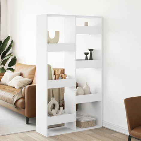 Separador de ambientes madera ingeniería blanco 100x33x175 cm vidaXL
