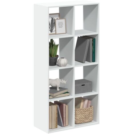 Librería biombo blanco 69,5x29x137,5 cm madera de ingeniería vidaXL