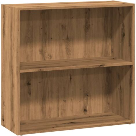 Estantería de madera de ingeniería roble artisian 80x30x77 cm vidaXL