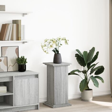 Pedestal expositor con almacenaje gris Sonoma 31x30x60 cm vidaXL (1/5)