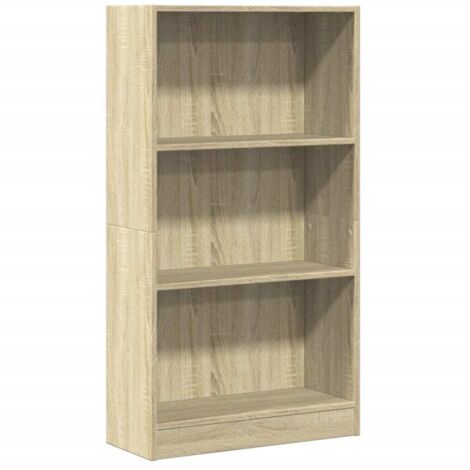 Estantería de madera de ingeniería roble Sonoma 60x24x109 cm vidaXL