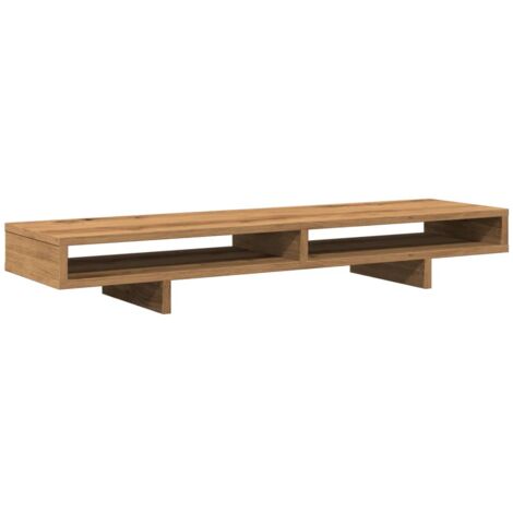 Soporte de pantalla madera ingeniería artisian 100x27x15 cm vidaXL (1/5)
