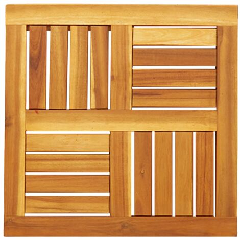 Tablero de mesa cuadrado madera maciza de acacia 50x50x2 cm vidaXL (1/5)
