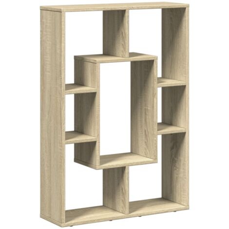 Estantería de madera de ingeniería roble Sonoma 63x20x90 cm vidaXL