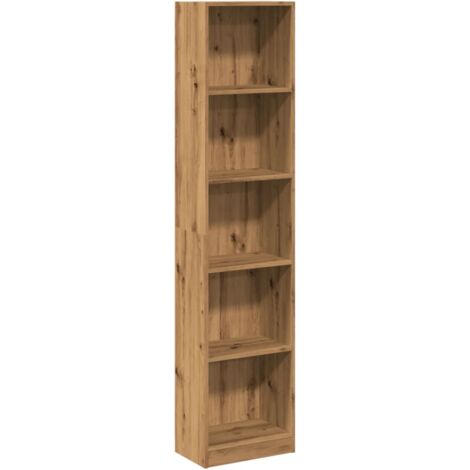 Librería Artisan Roble 40x24x176 cm Madera de ingeniería vidaXL