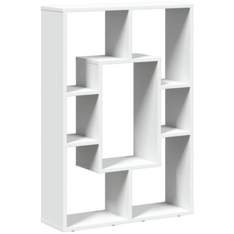 Librería de madera de ingeniería blanca 63x20x90 cm vidaXL