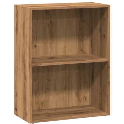 Estantería de madera de ingeniería roble artisian 60x30x77 cm vidaXL