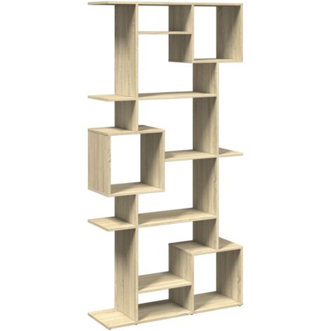 Estantería de madera de ingeniería roble Sonoma 92x29x188 cm vidaXL (1/6)
