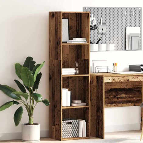 Estantería madera de ingeniería color envejecido 40x30x152 cm vidaXL