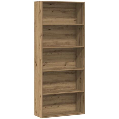 Estantería madera de ingeniería roble artisian 80x30x189 cm vidaXL