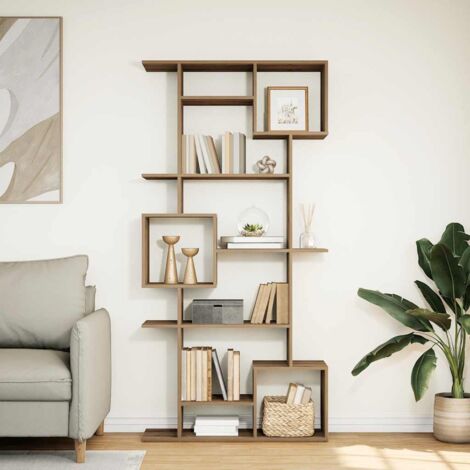Estantería madera de ingeniería roble artisian 92x29x188 cm vidaXL