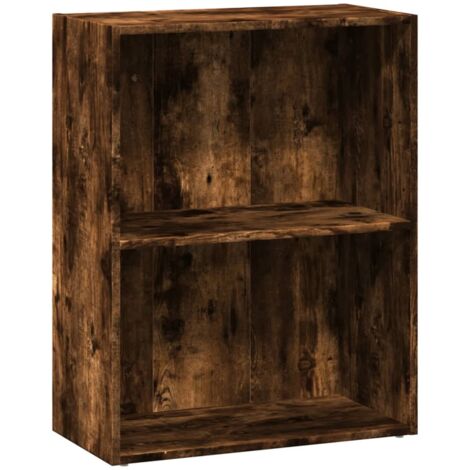 Estantería madera de ingeniería roble ahumado 60x30x77 cm vidaXL