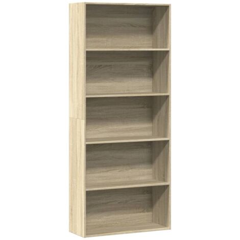 Estantería madera ingeniería color roble 80x30x189cm vidaXL