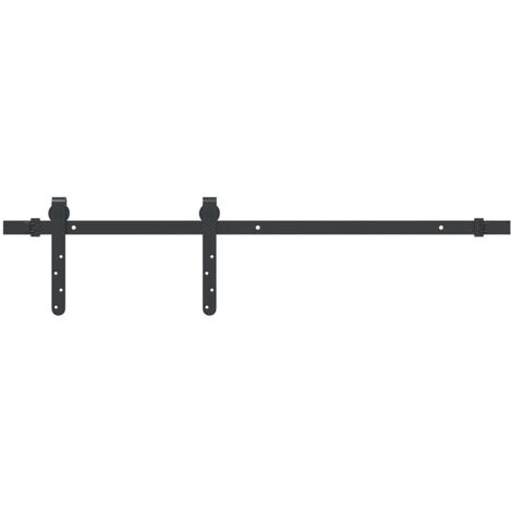 Kit de puerta corredera de armario acero carbono 91 cm vidaXL