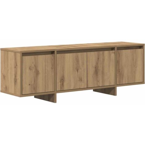 Mueble de TV madera de ingeniería roble artisan 120x30x40,5 cm vidaXL