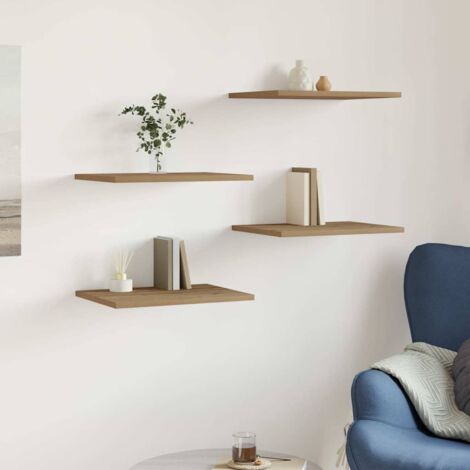 Tablas de estantería 4 uds madera roble Sonoma 40x30x1,5 cm vidaXL