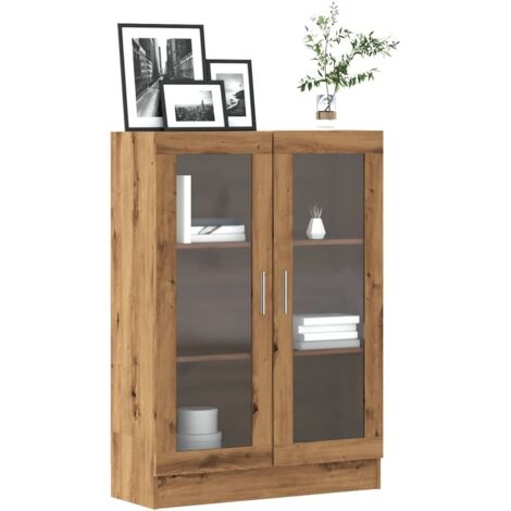 Armario de madera de ingeniería roble artisan 82,5x30,5x115 cm vidaXL
