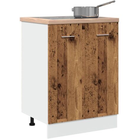 Armario bajo "Lyon" Madera Vieja 60x46x81,5 cm Madera de ingeniería vidaXL