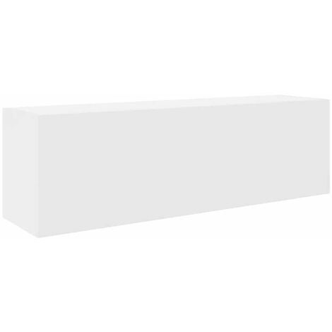 Mueble de pared de baño madera ingeniería blanco 100x25x30 cm vidaXL