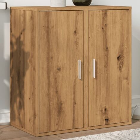 Muebles zapateros 2 uds madera roble artisan 32x35x70 cm vidaXL