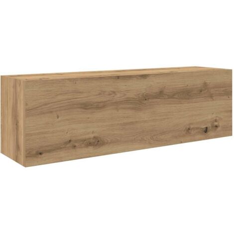 Mueble pared baño madera ingeniería roble artisan 100x25x30 cm vidaXL