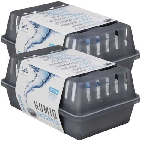Absorbedores de humedad con bolsas de recambio 2 unidades 900 g vidaXL