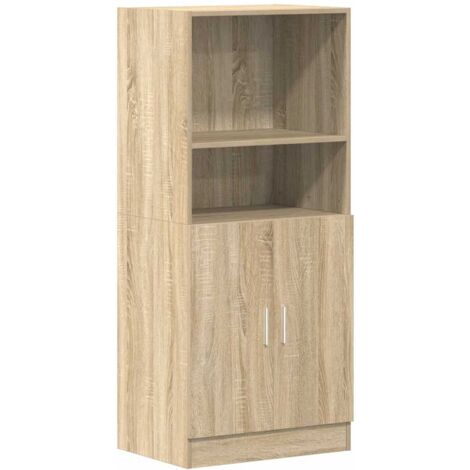 Mueble de cocina madera ingeniería roble sonoma 57x41,5x131,5cm vidaXL