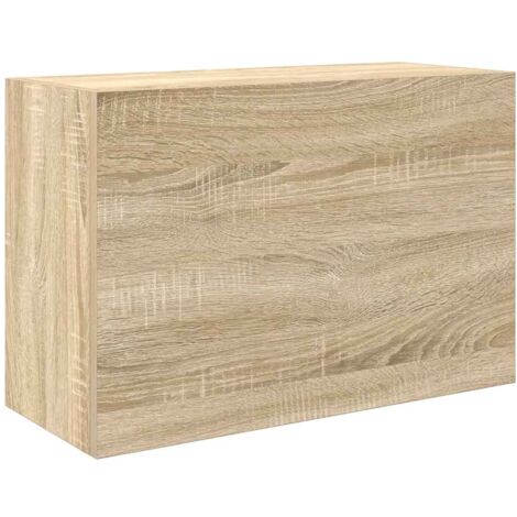 Mueble de pared baño madera ingeniería roble Sonoma 60x25x40 cm vidaXL