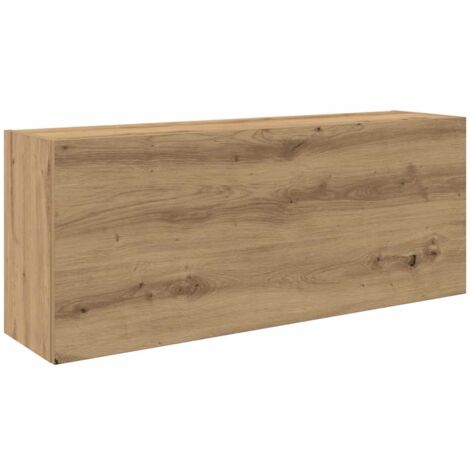 Mueble pared baño madera ingeniería roble artisan 100x25x40 cm vidaXL