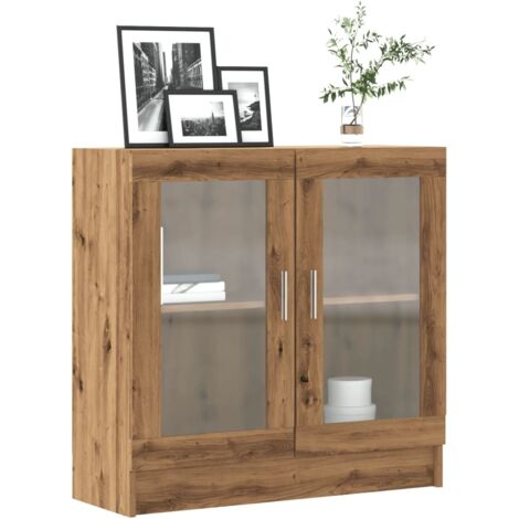 Armario libros madera ingeniería roble artisan 82,5x30,5x80 cm vidaXL