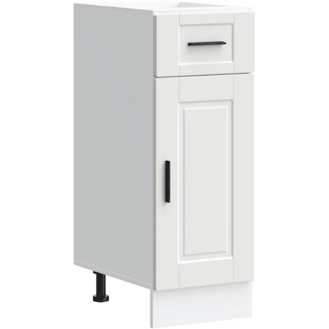 Mueble bajo de cocina Porto madera contrachapada blanca vidaXL